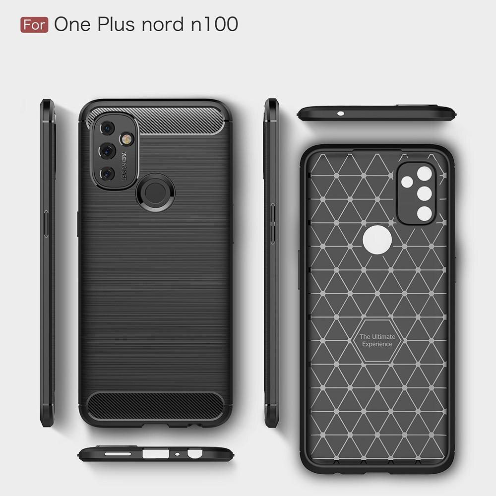  OnePlus Nord N100 Brushed TPU Case Black