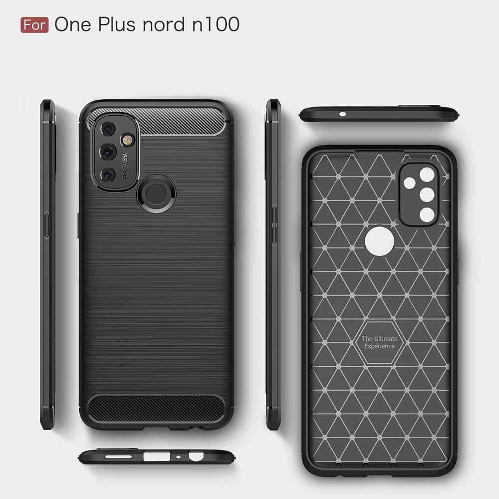 OnePlus Nord N100 Brushed TPU Case Black