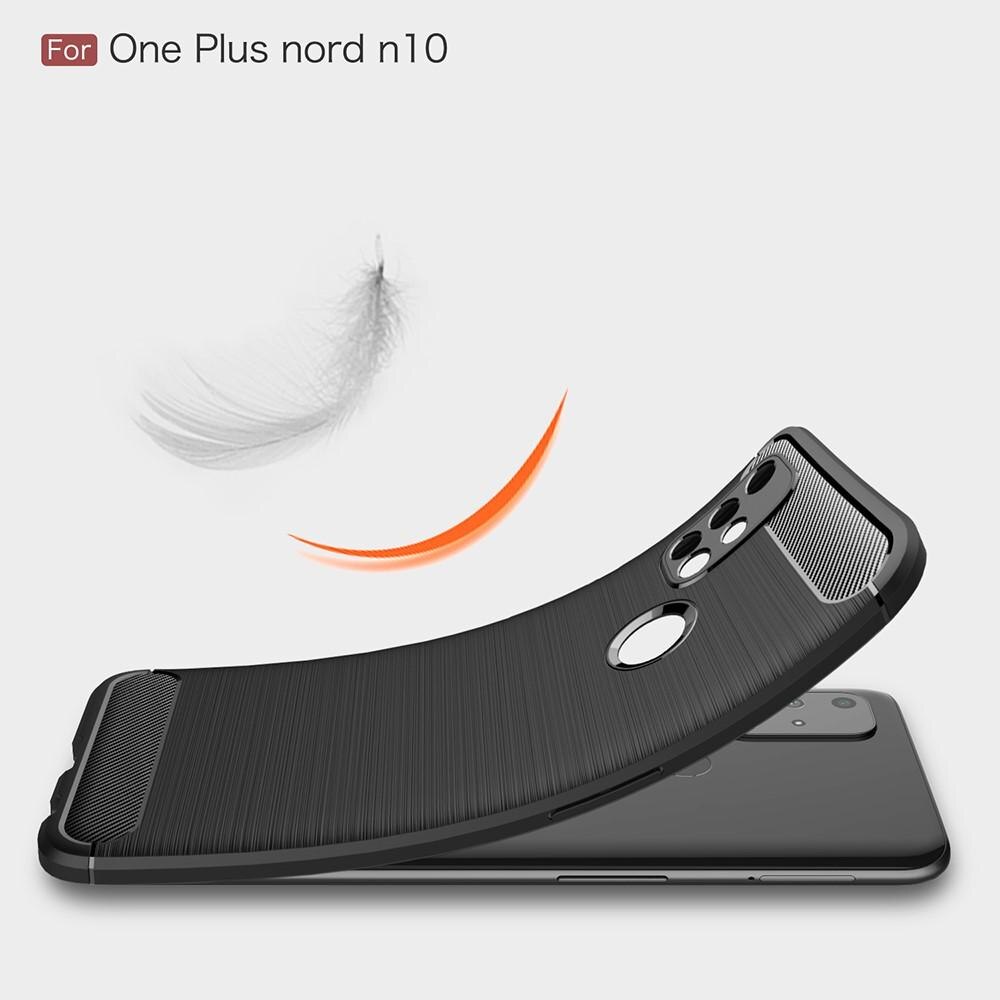 OnePlus Nord N10 5G Brushed TPU Case Black