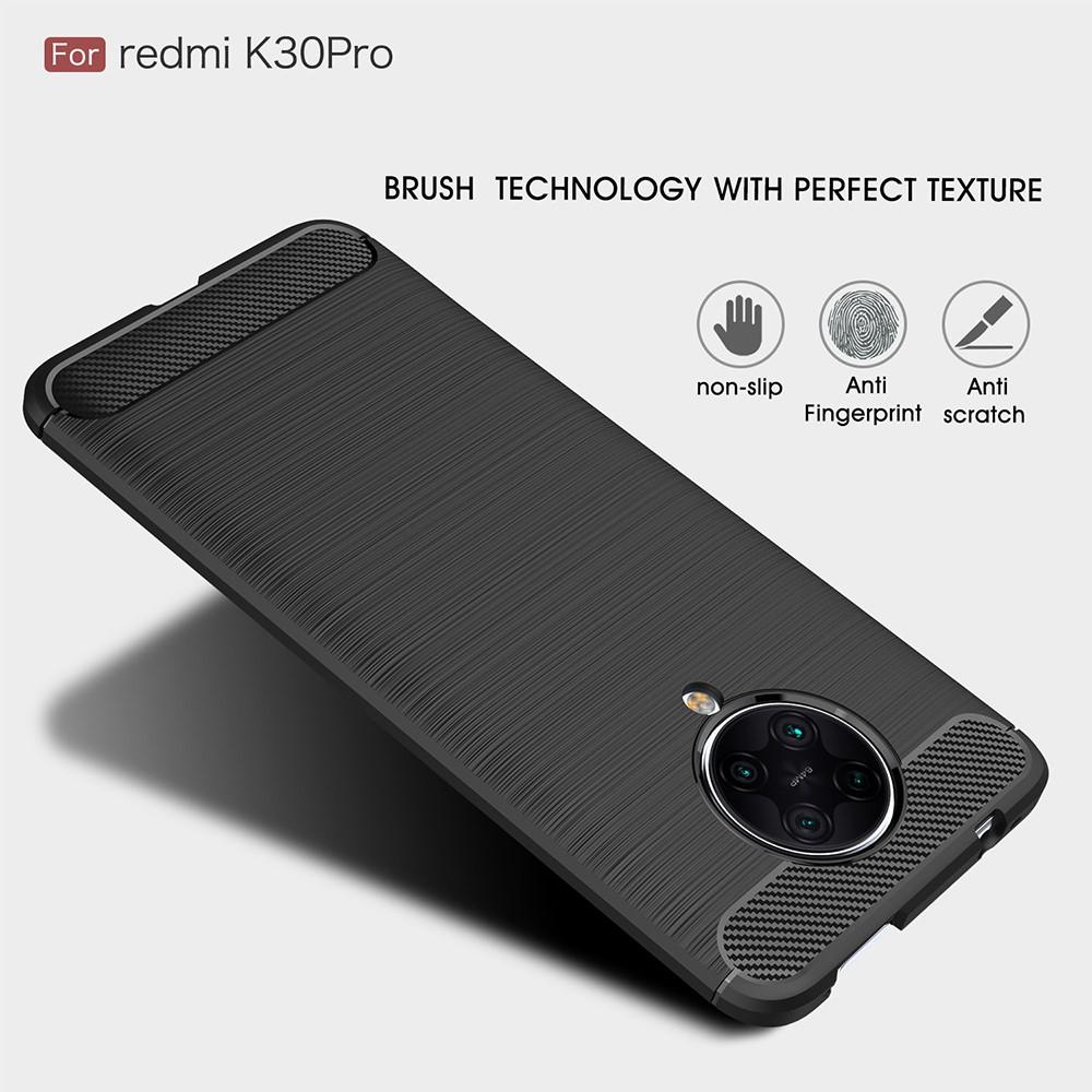 Xiaomi Poco F2 Pro Brushed TPU Case Black