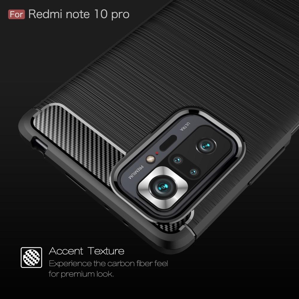 Xiaomi Redmi Note 10 Pro Brushed TPU Case Black