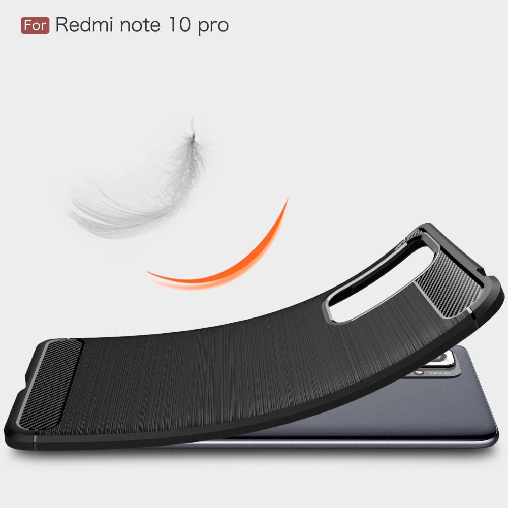 Xiaomi Redmi Note 10 Pro Brushed TPU Case Black