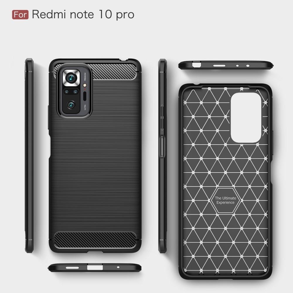 Xiaomi Redmi Note 10 Pro Brushed TPU Case Black