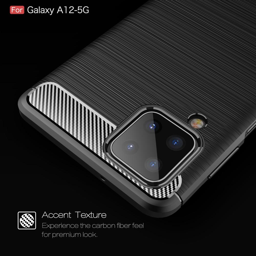 Samsung Galaxy A12 5G Brushed TPU Case Black