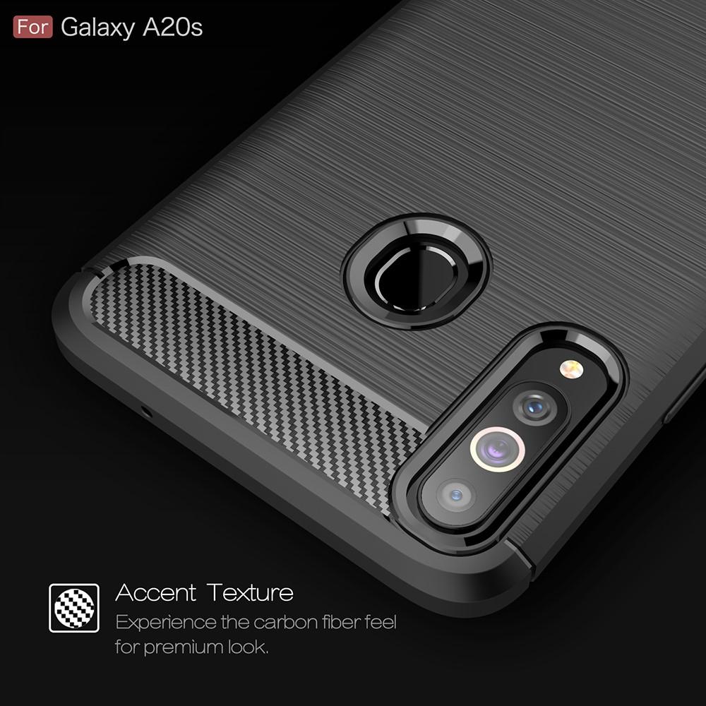 Samsung Galaxy A20s Brushed TPU Case Black