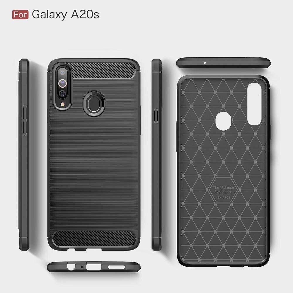 Samsung Galaxy A20s Brushed TPU Case Black