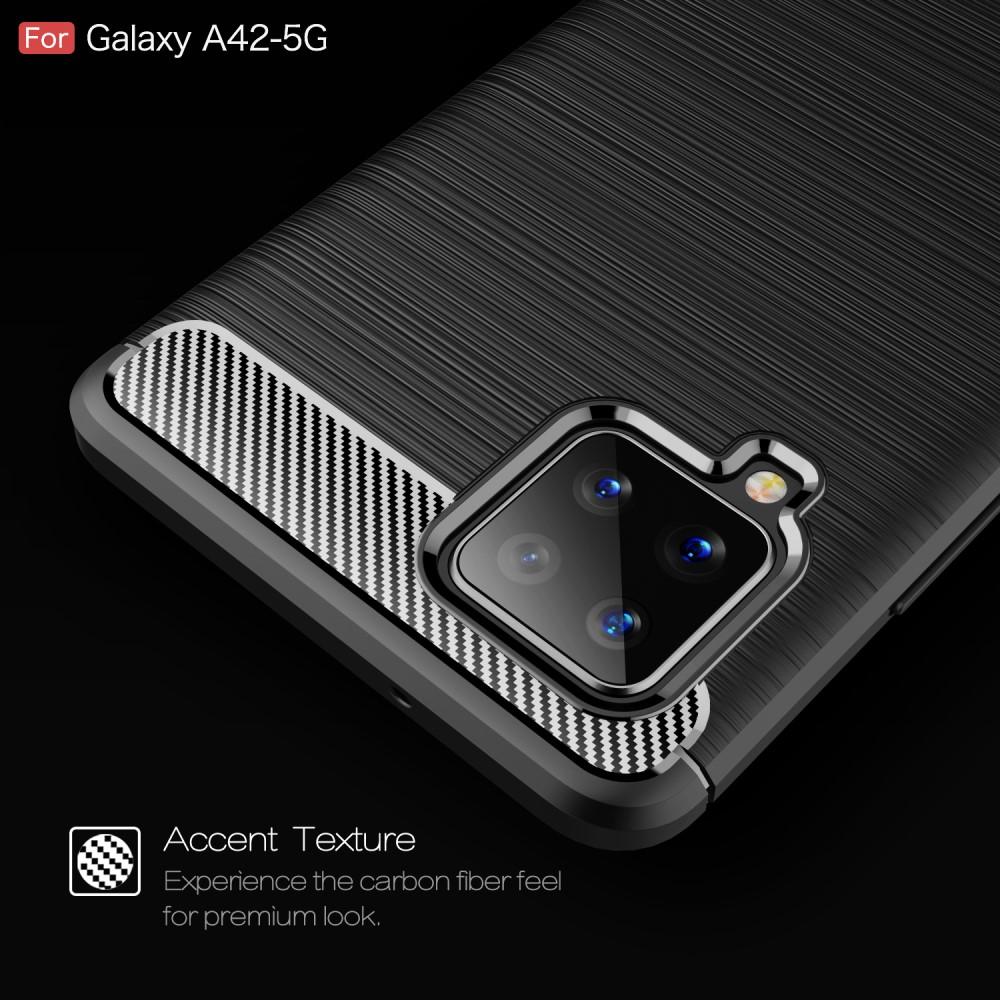 Samsung Galaxy A42 Brushed TPU Case Black