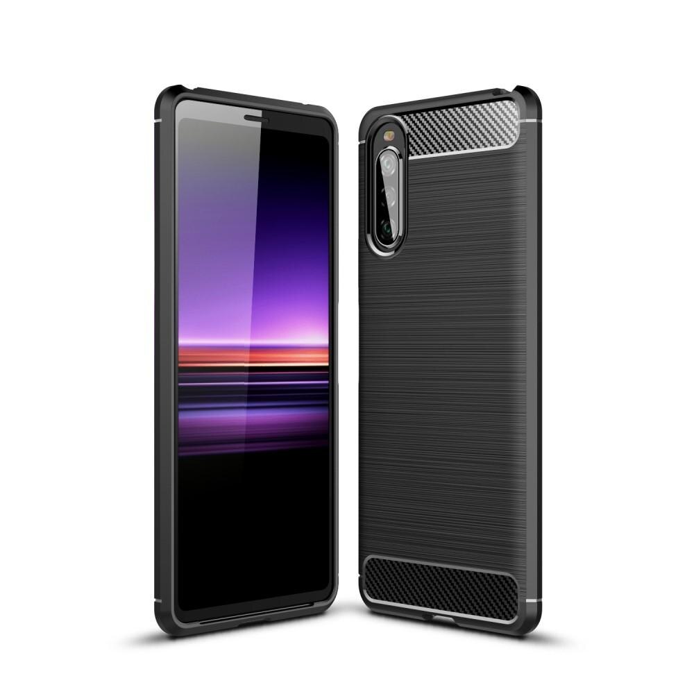 Sony Xperia 10 II Brushed TPU Case Black