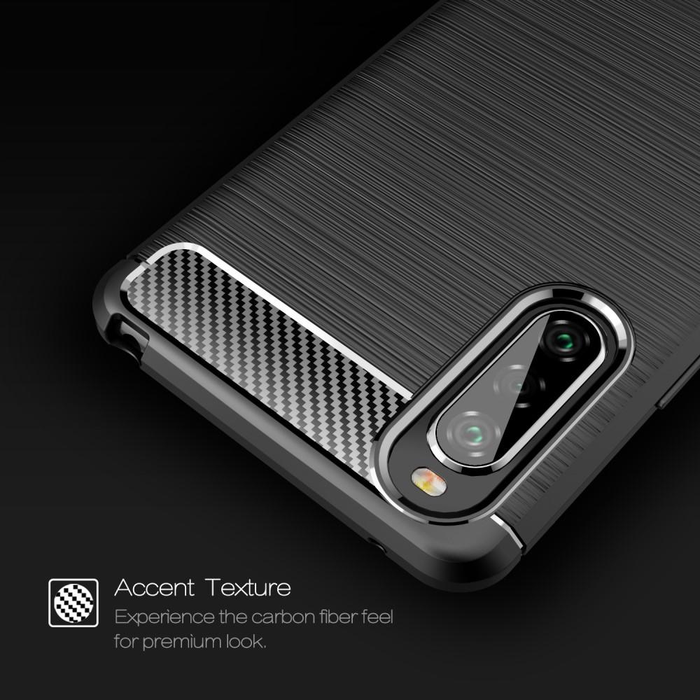 Sony Xperia 10 II Brushed TPU Case Black