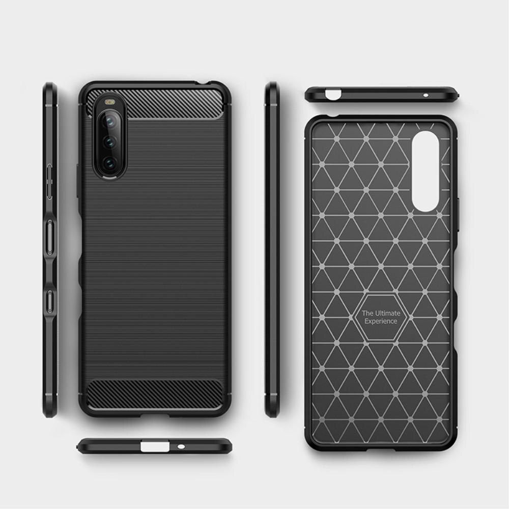 Sony Xperia 10 III Brushed TPU Case Black