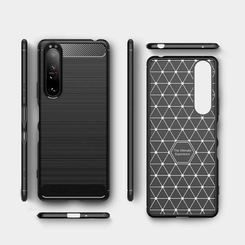 Sony Xperia 1 III Brushed TPU Case Black