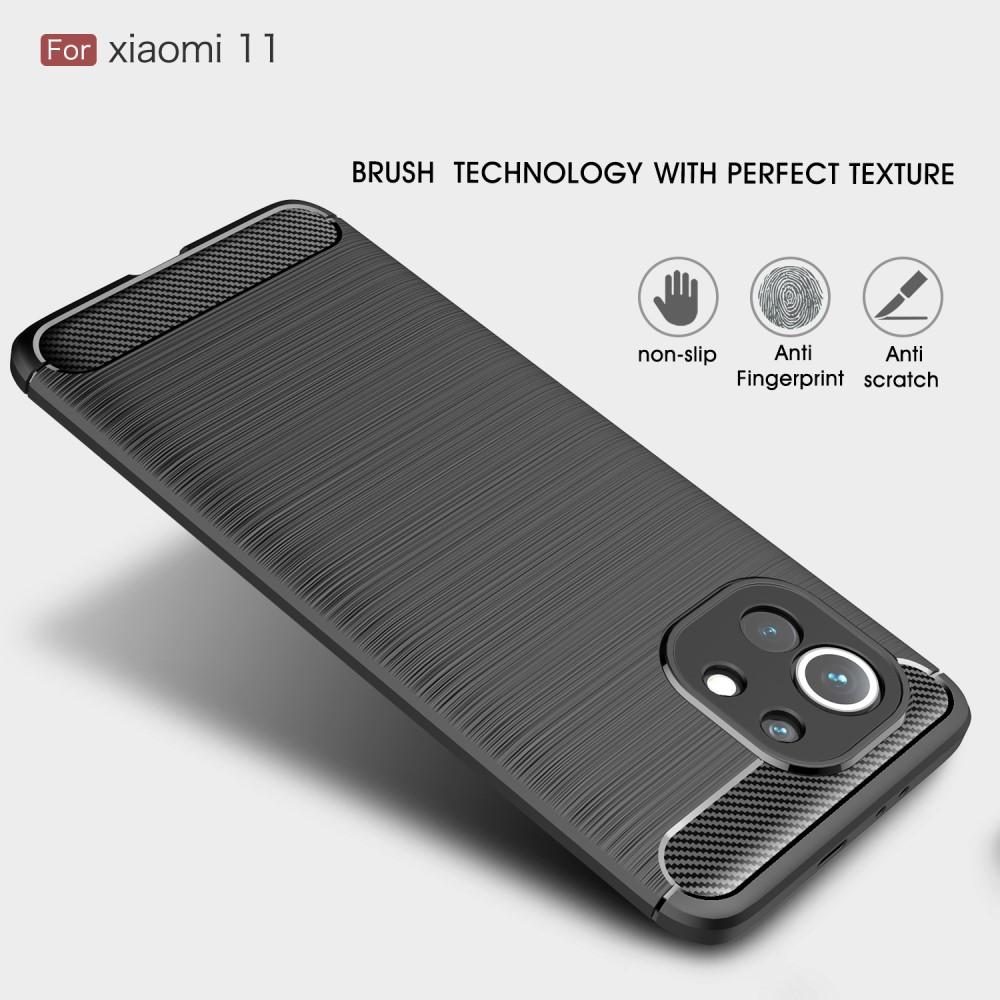 Xiaomi Mi 11 Brushed TPU Case Black