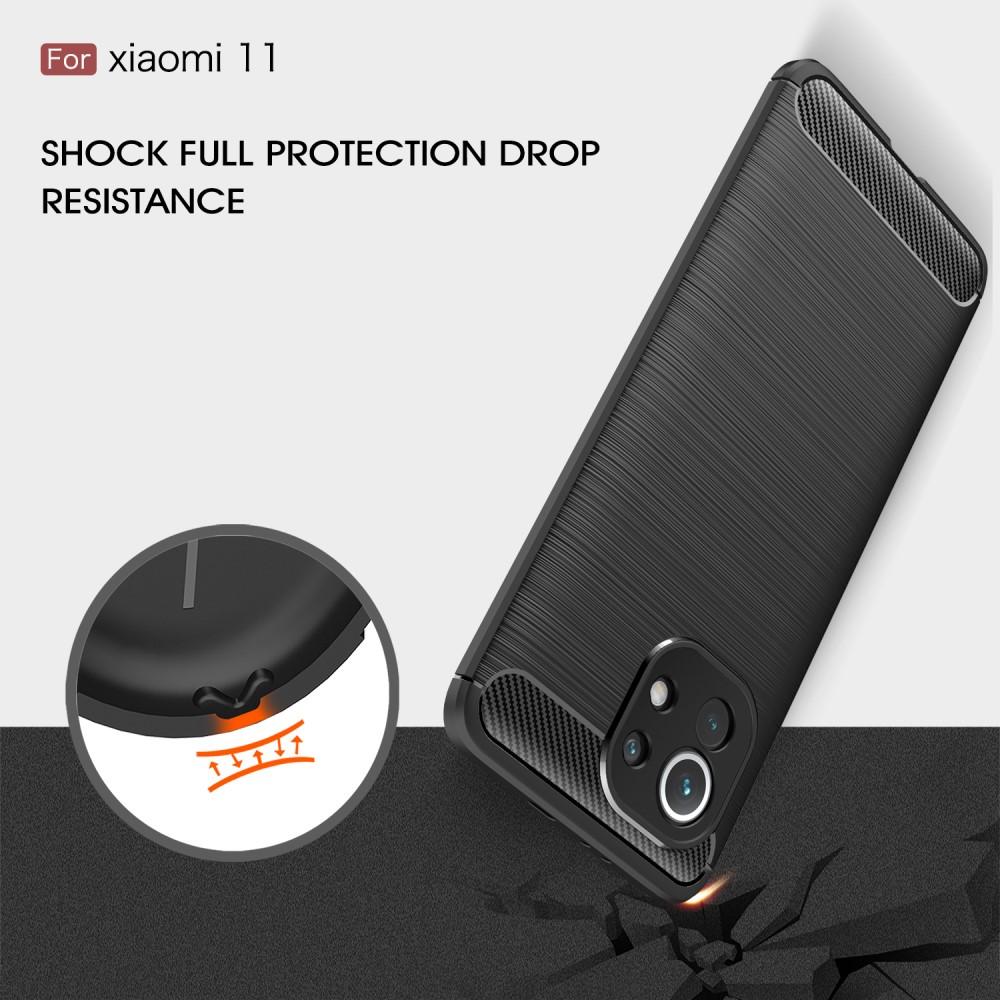 Xiaomi Mi 11 Brushed TPU Case Black