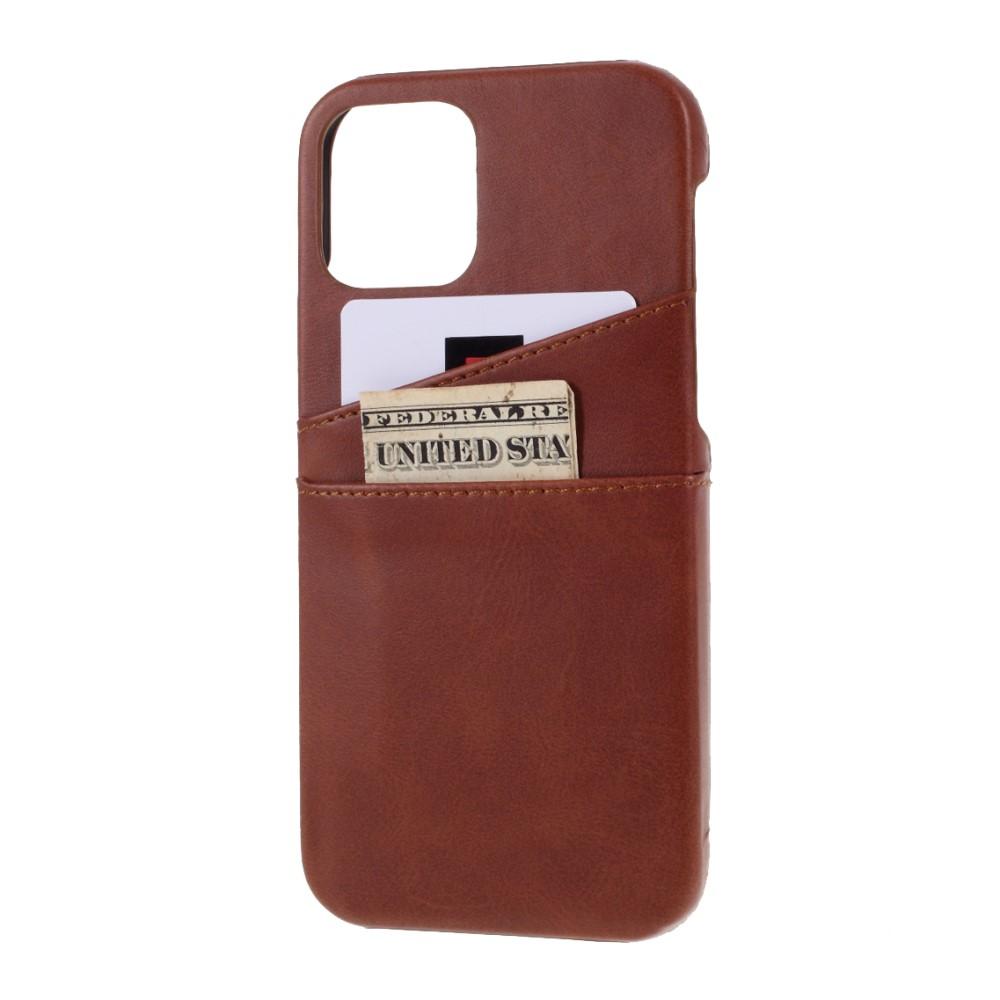 iPhone 12/12 Pro Card Slots Case Brown