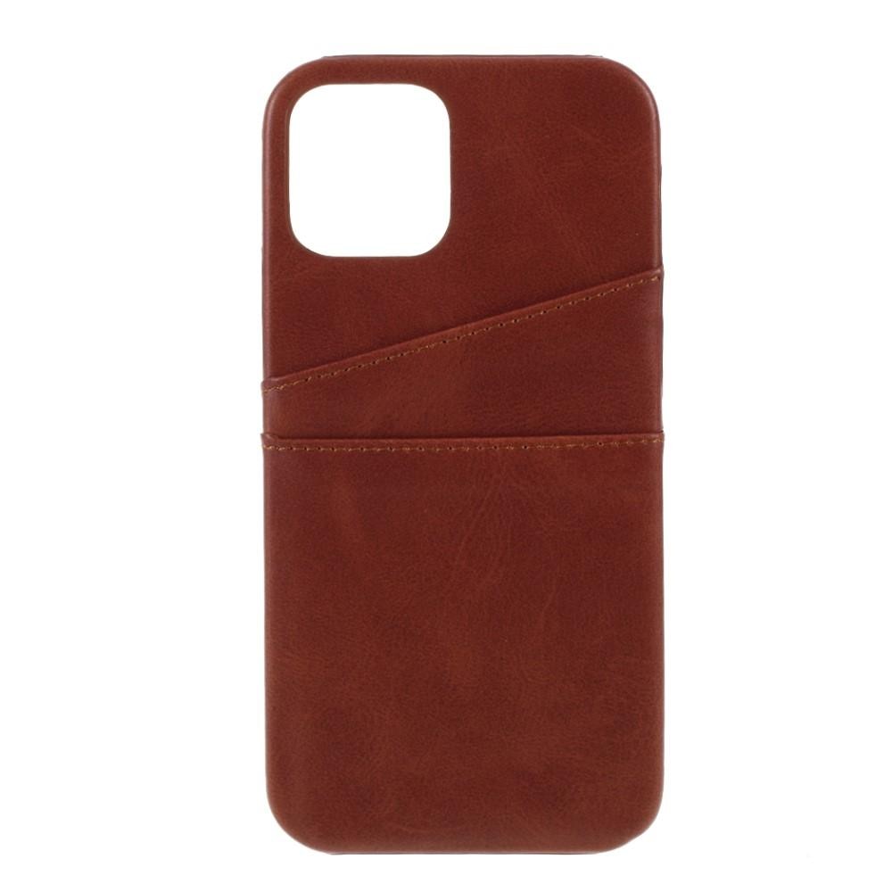 iPhone 12/12 Pro Card Slots Case Brown