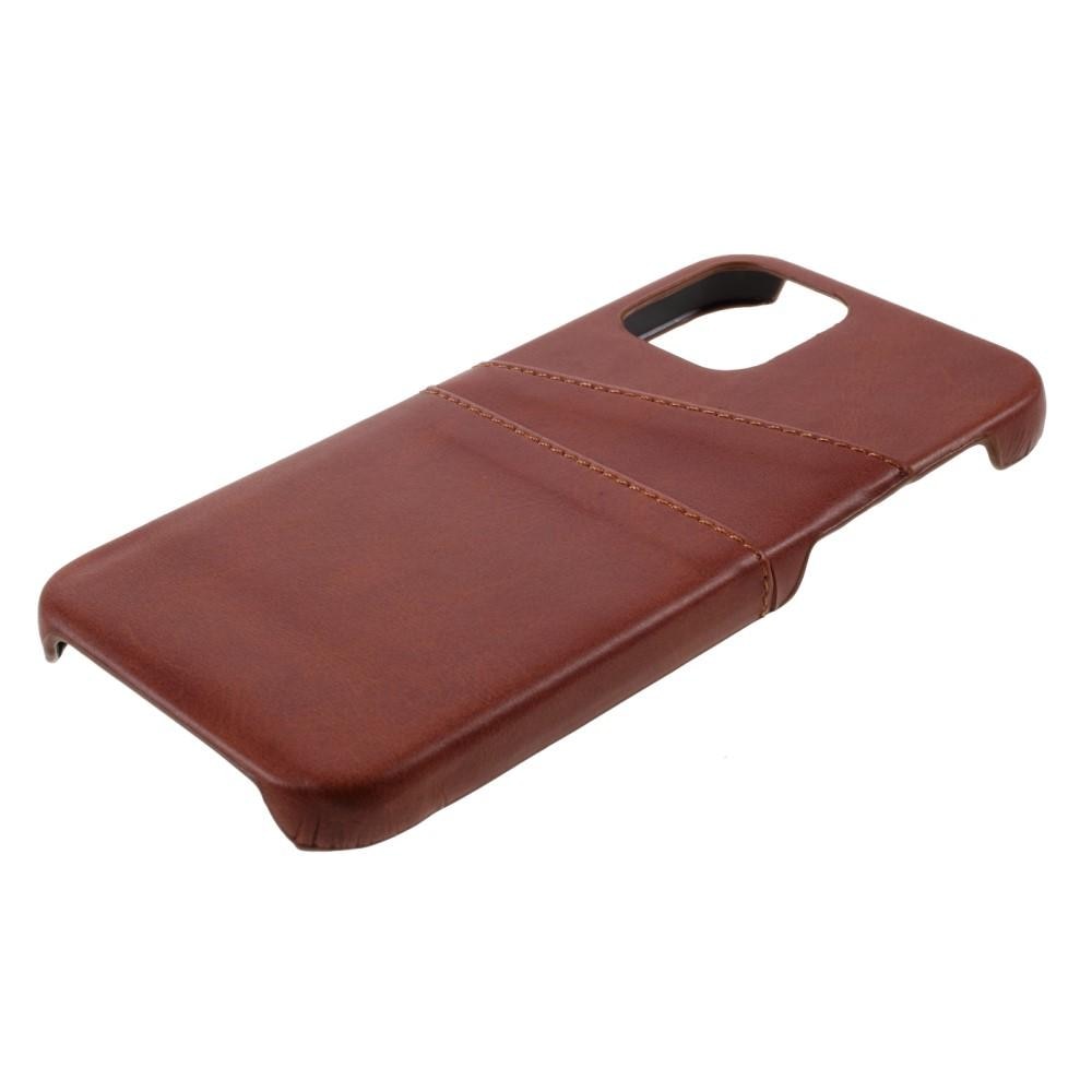 iPhone 12/12 Pro Card Slots Case Brown