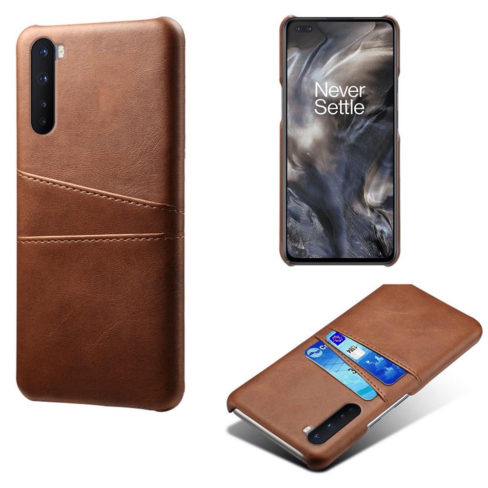 OnePlus Nord Card Slots Case Brown