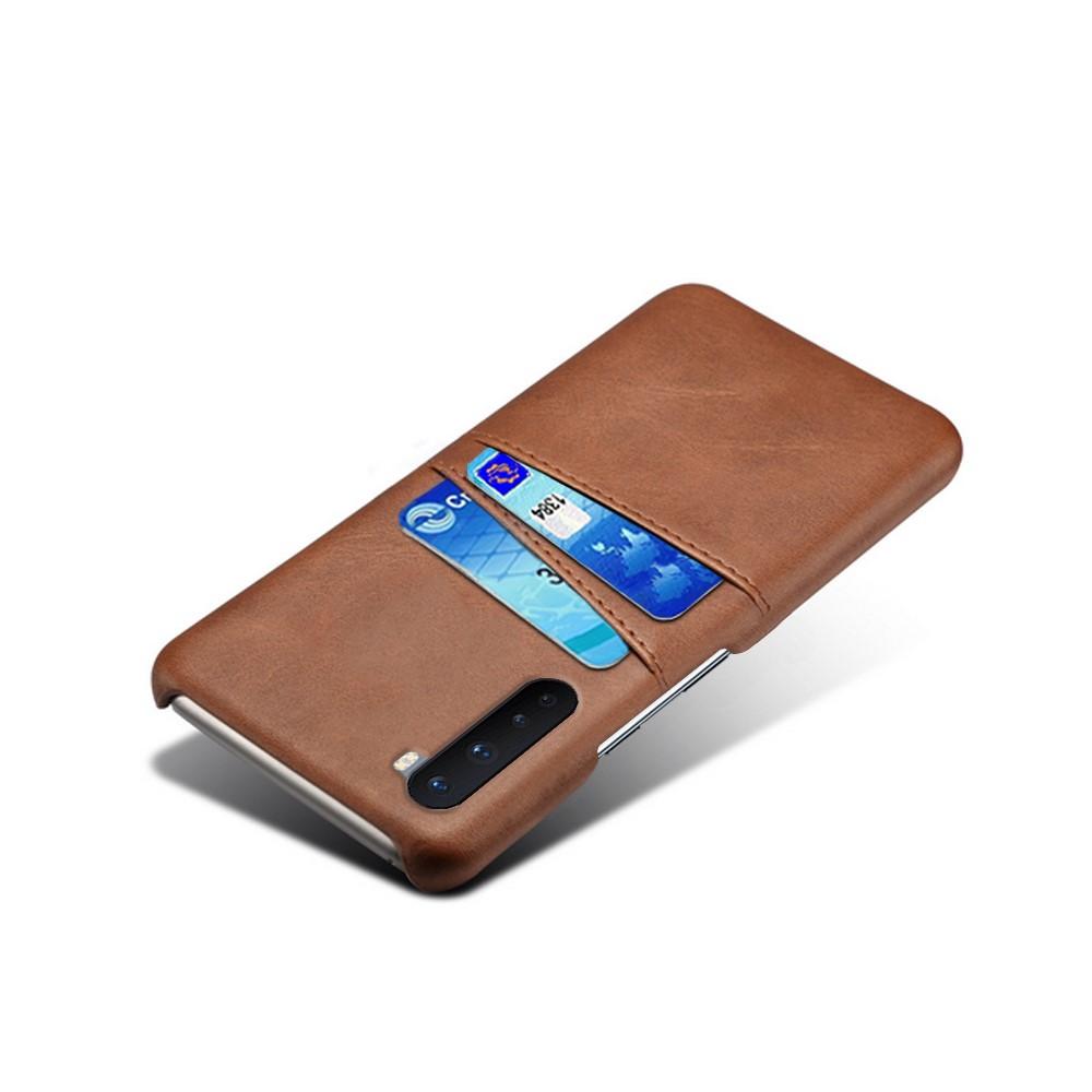 OnePlus Nord Card Slots Case Brown
