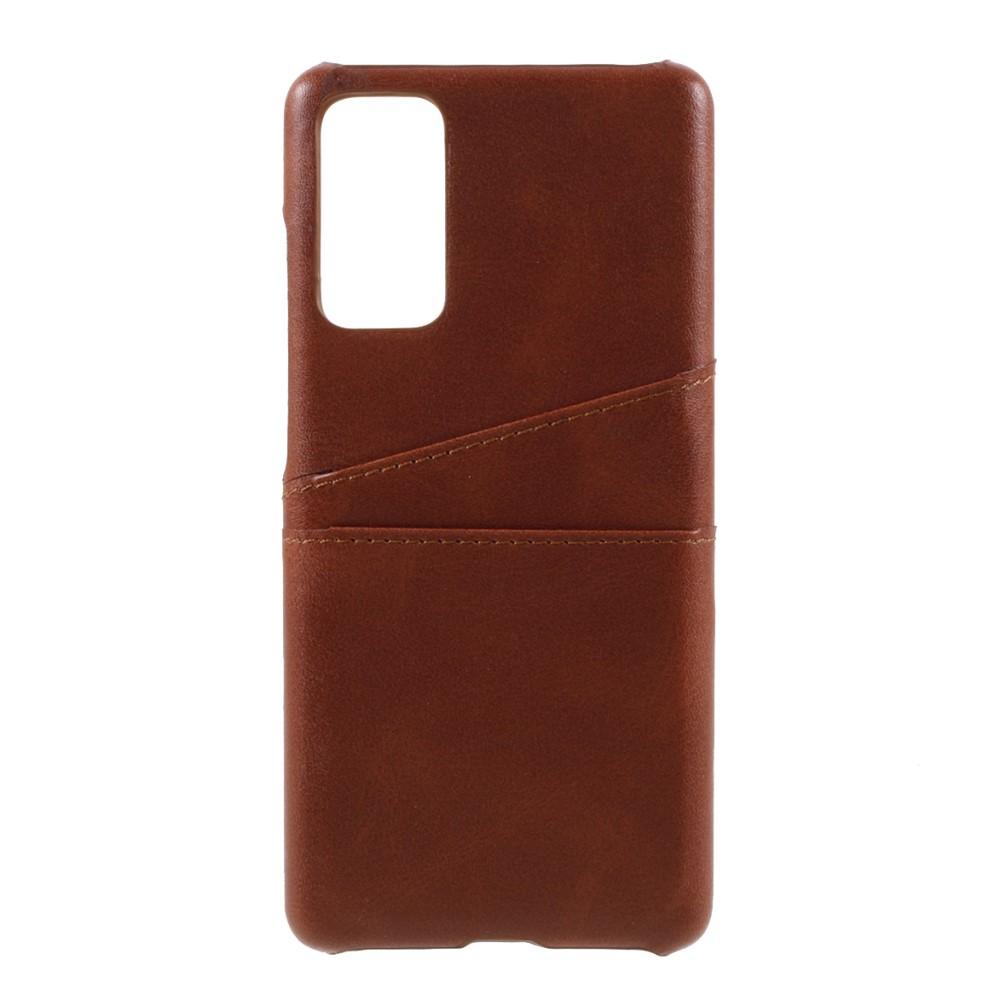 Samsung Galaxy S20 FE Card Slots Case Brown