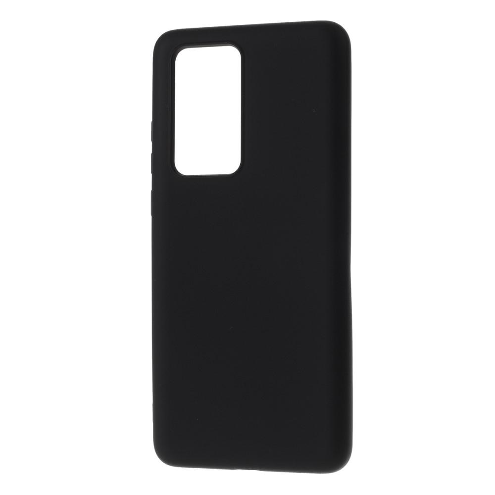 Huawei P40 Pro Liquid Silicone Case Black