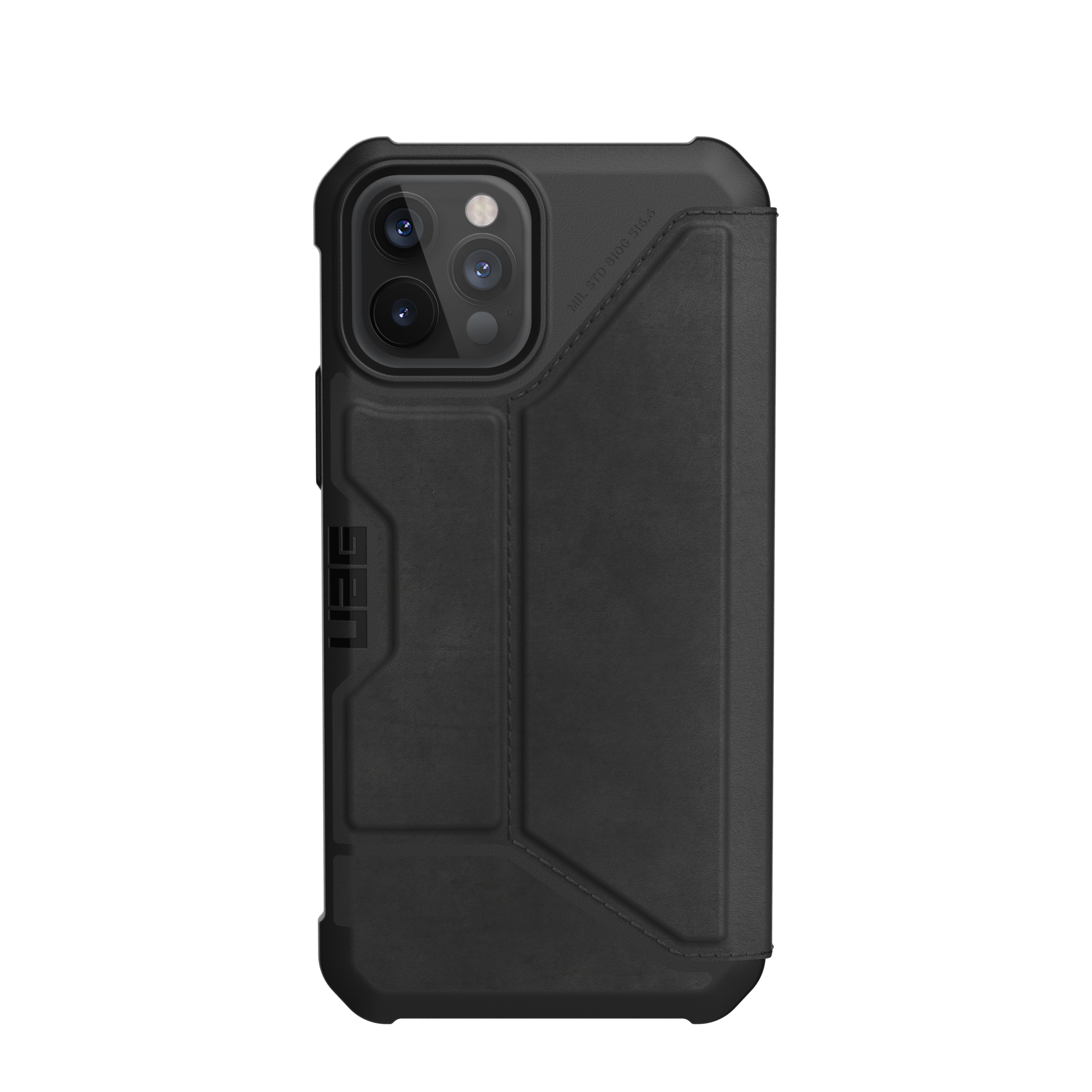 iPhone 12 Pro Max Metropolis Wallet Case Leather Black