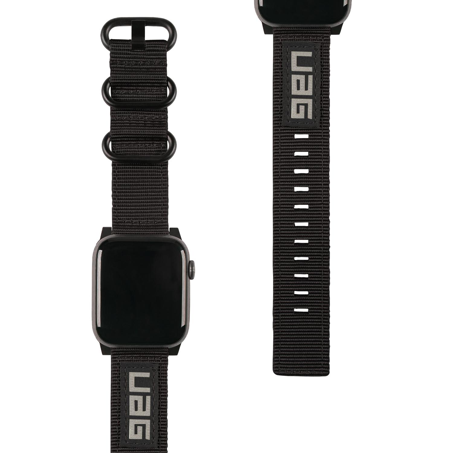 Apple Watch 45mm Series 9 Nato Eco Strap Black