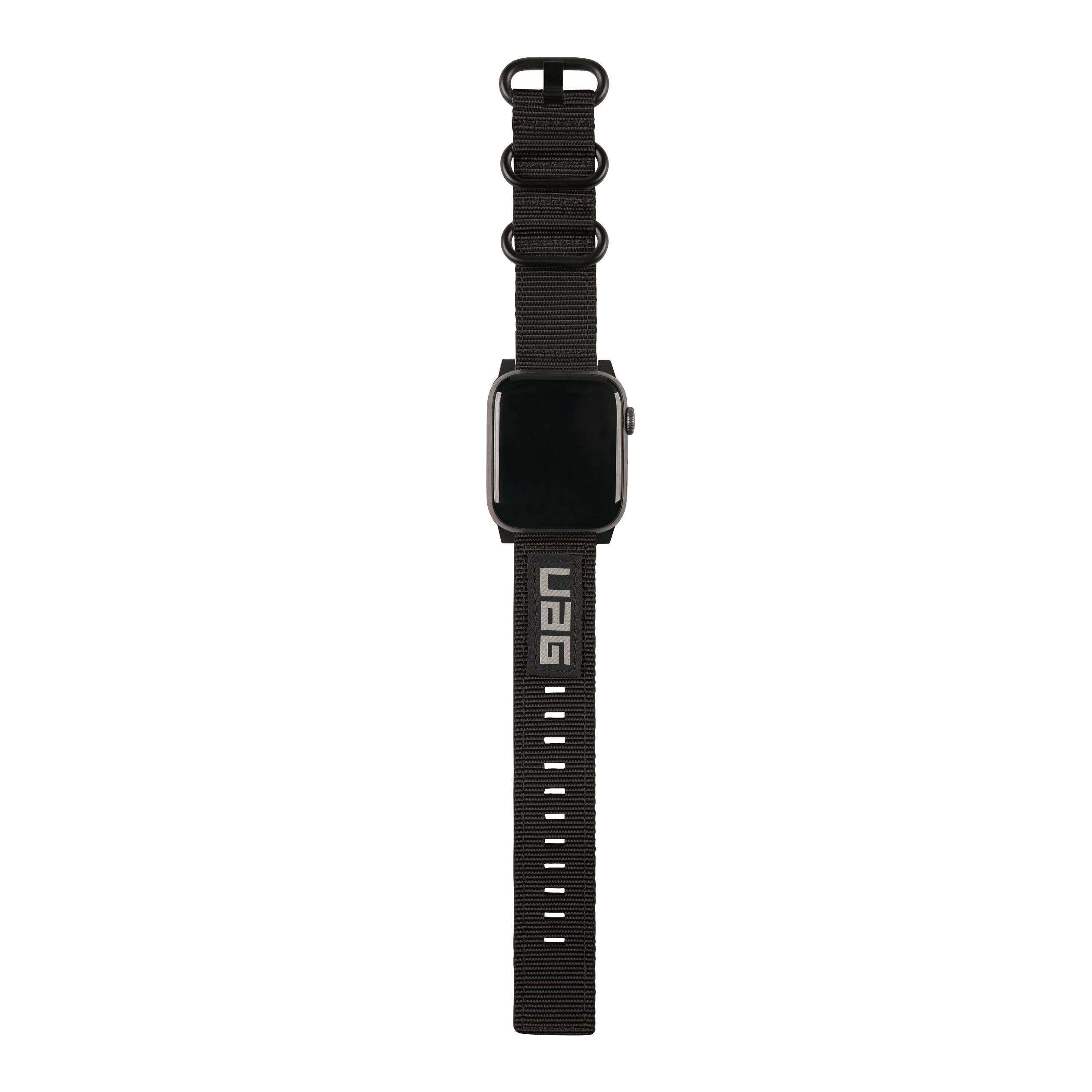 Apple Watch 45mm Series 7 Nato Eco Strap Black