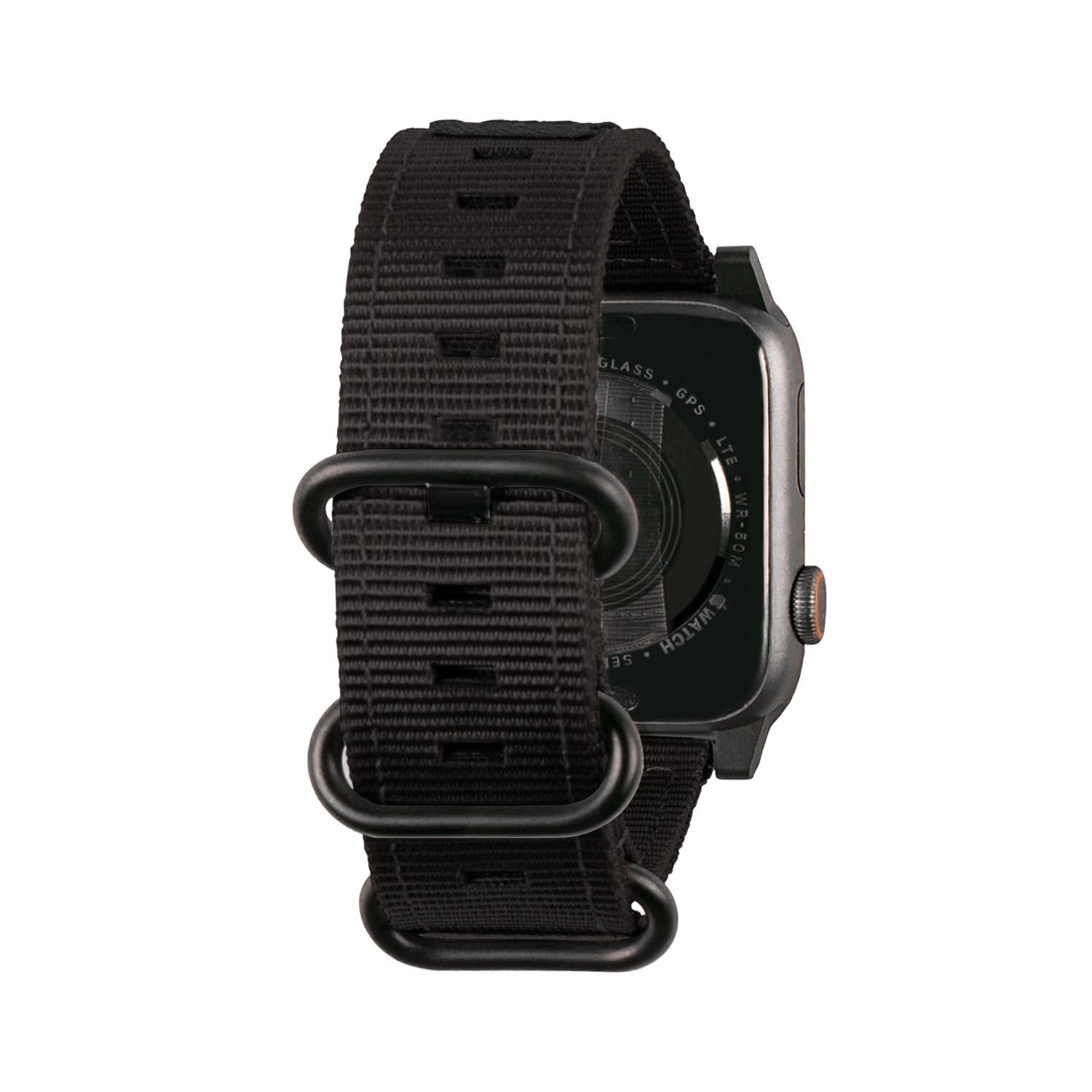 Apple Watch 45mm Series 8 Nato Eco Strap Black