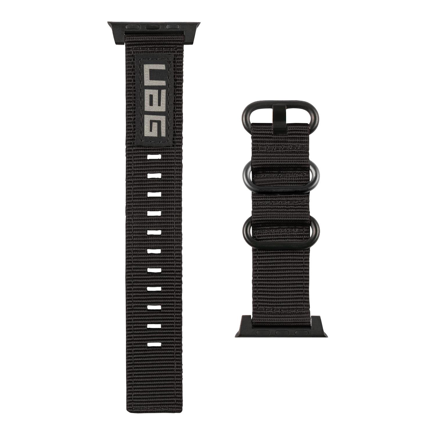 Apple Watch 45mm Series 7 Nato Eco Strap Black