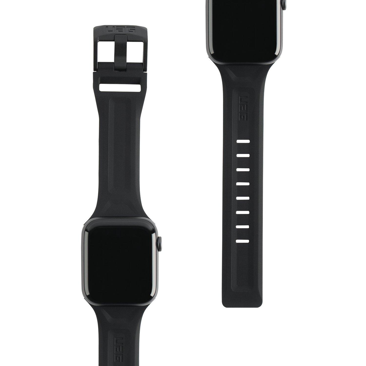 Apple Watch 38/40/41 mm Scout Silicone Strap Black