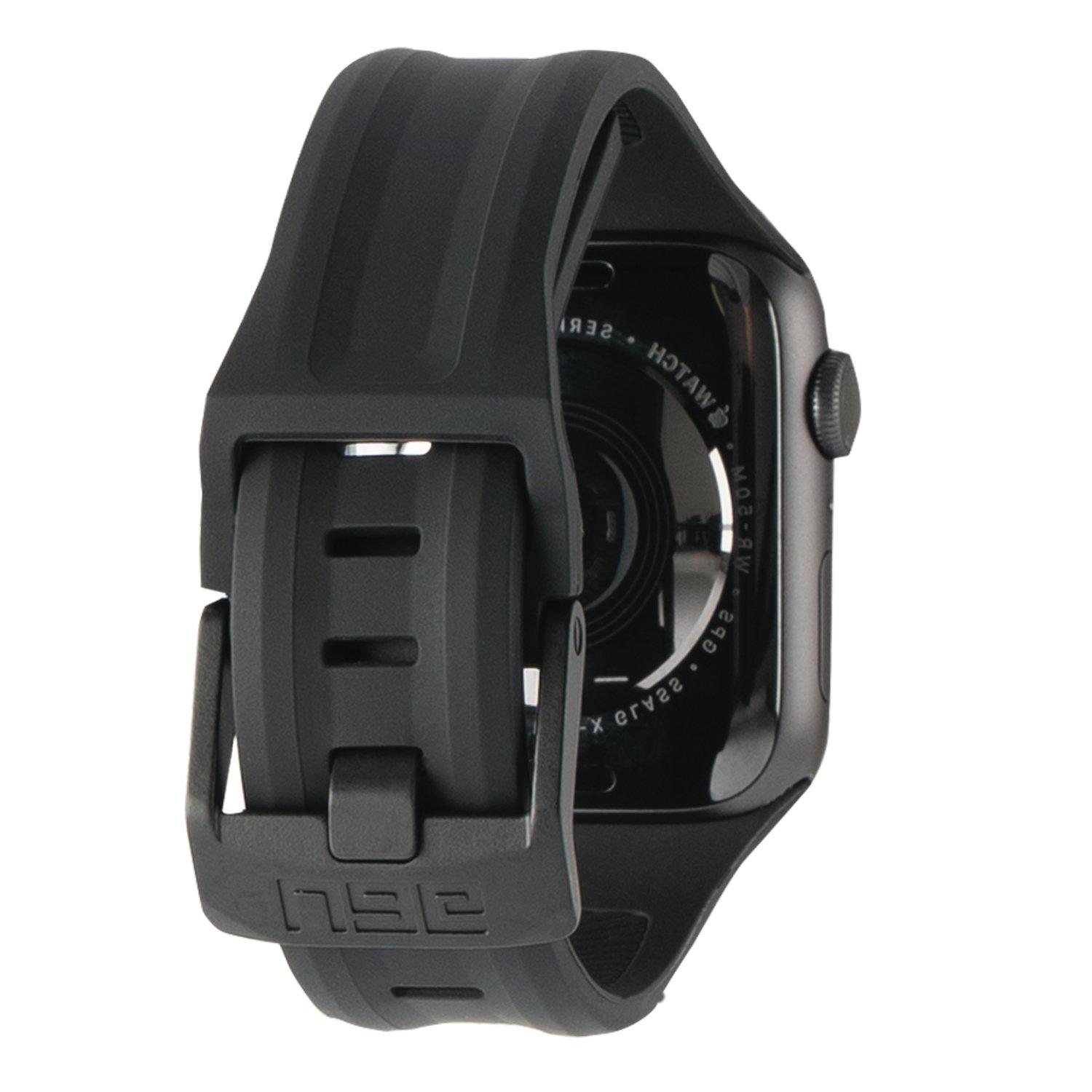Apple Watch 38/40/41 mm Scout Silicone Strap Black