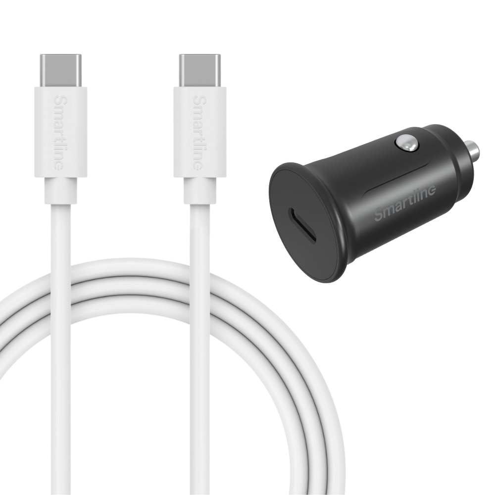 Complete Car Charger for Xiaomi Poco X6 Pro - 1m Cable and Charger USB-C - Smartline