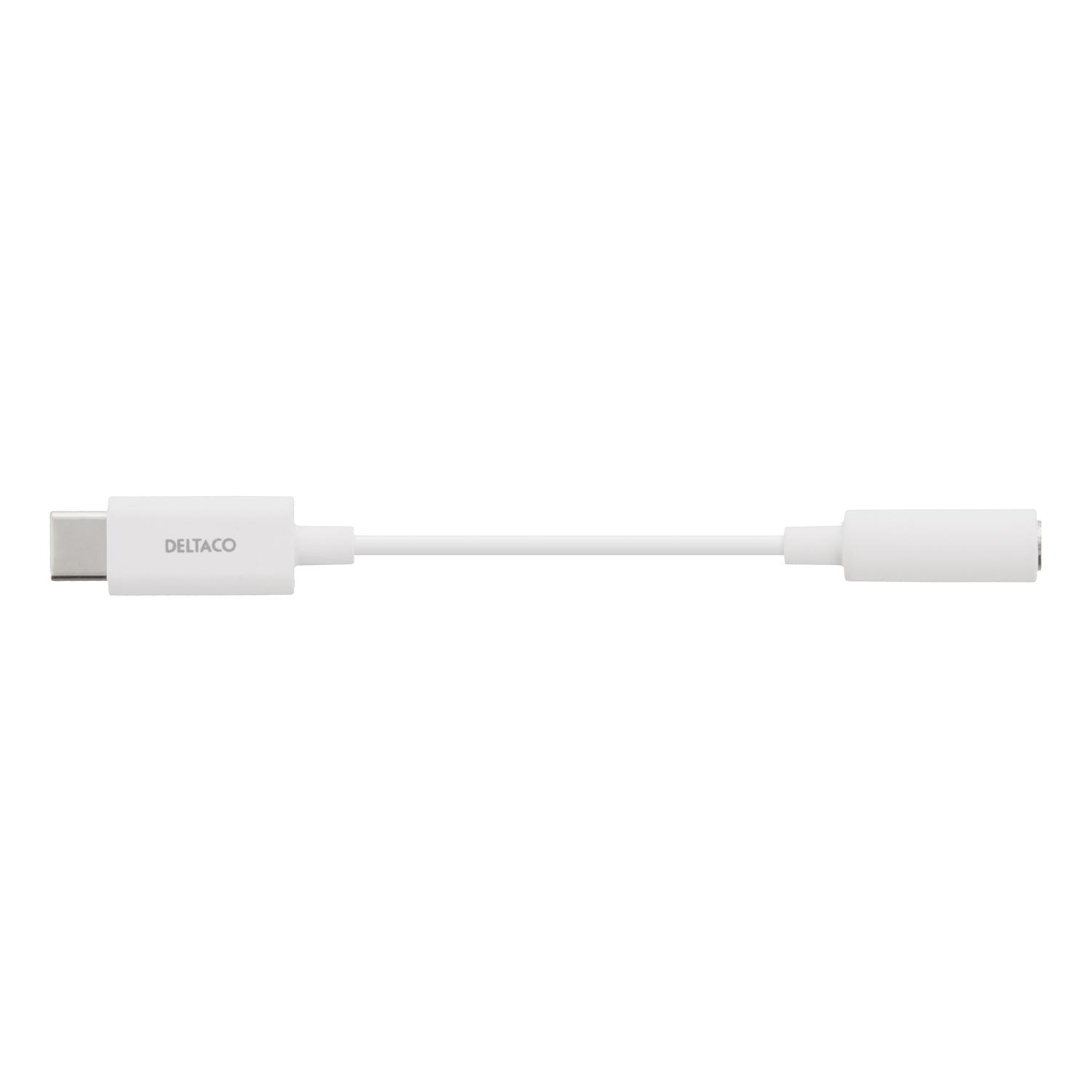 USB-C to 3.5 mm DAC Adapter White