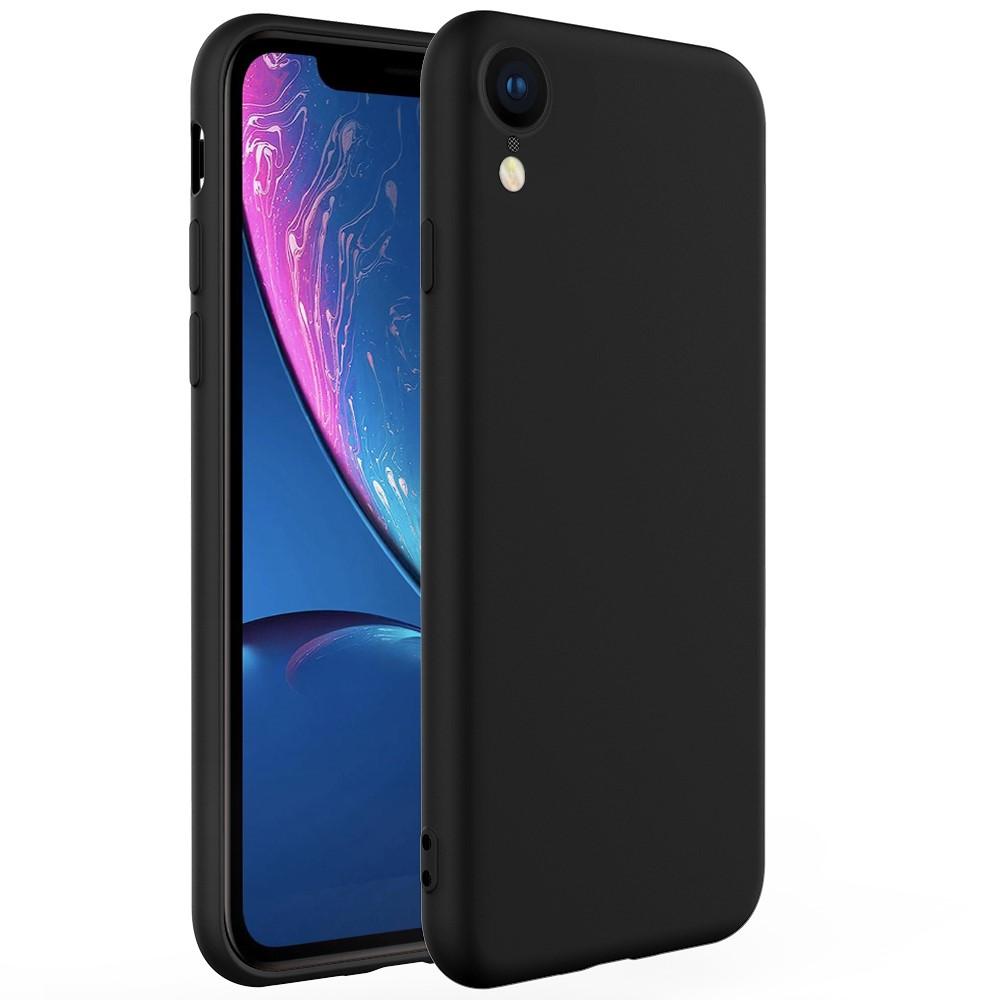 iPhone Xr Liquid Silicone Case Black