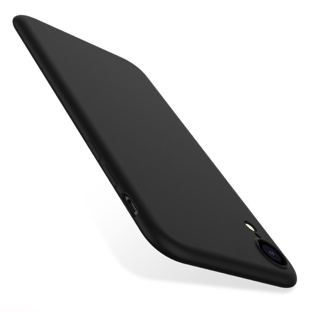 iPhone Xr Liquid Silicone Case Black