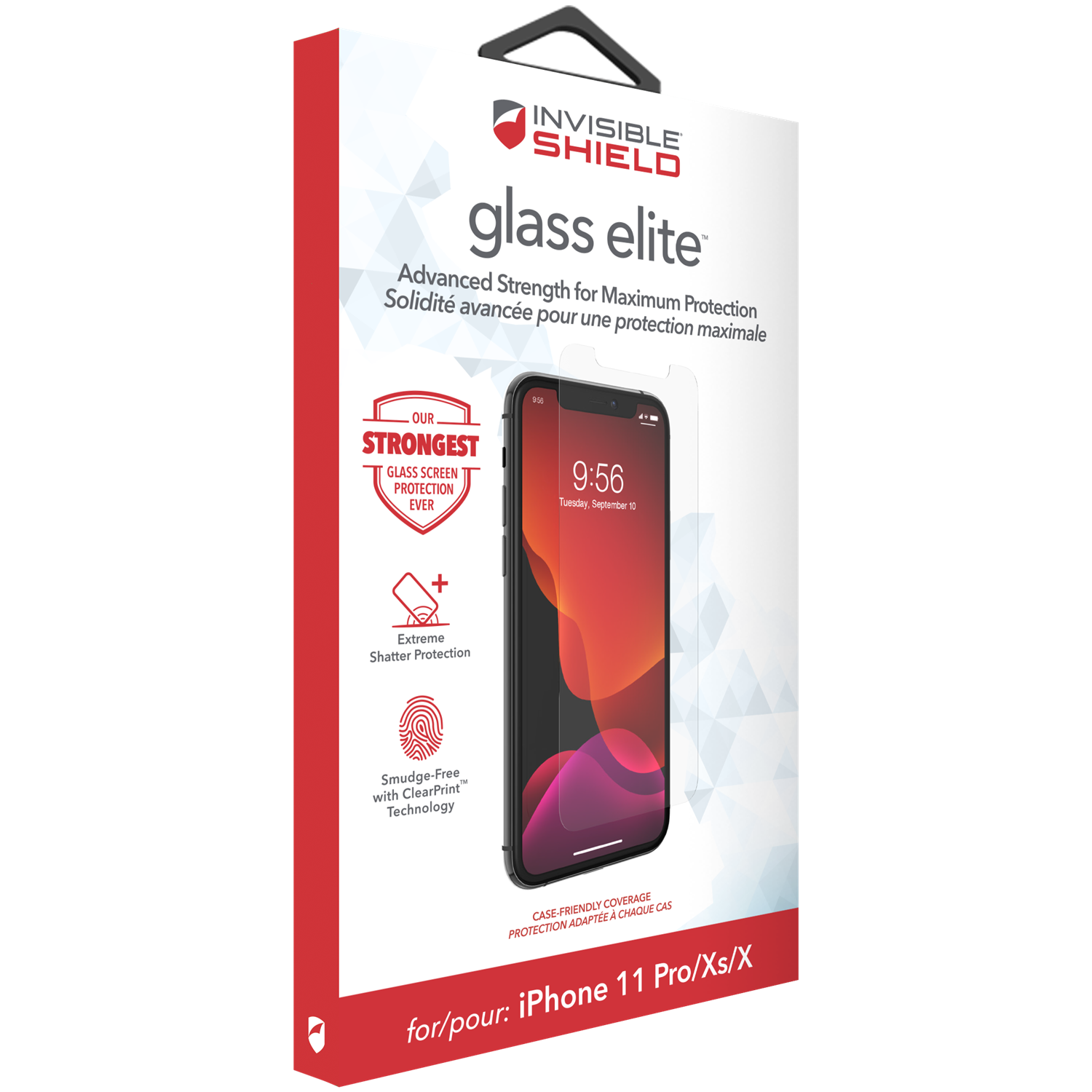 iPhone X/XS InvisibleShield Glass Elite