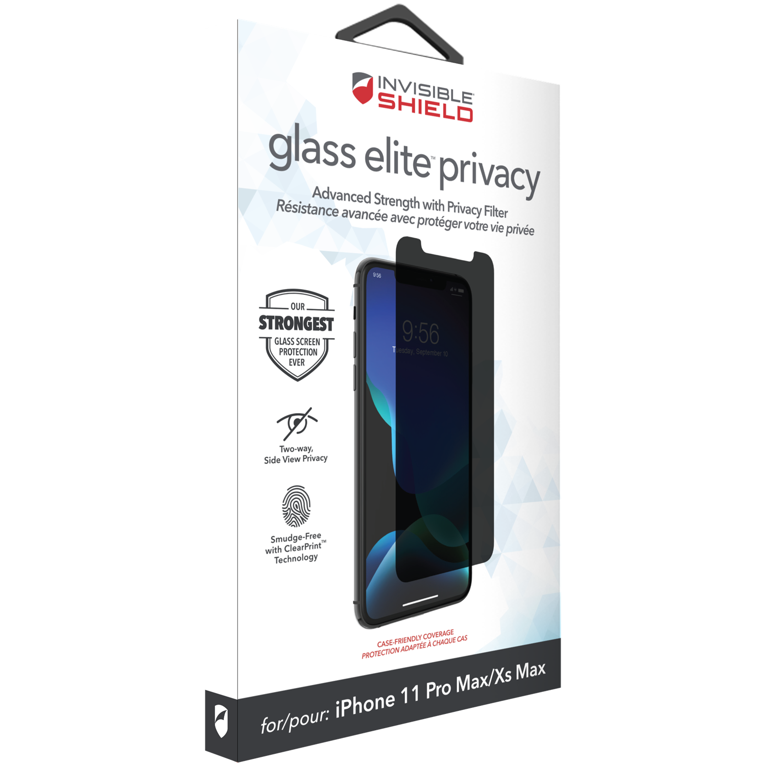 iPhone 11 Pro Max/XS Max InvisibleShield Glass Elite Privacy