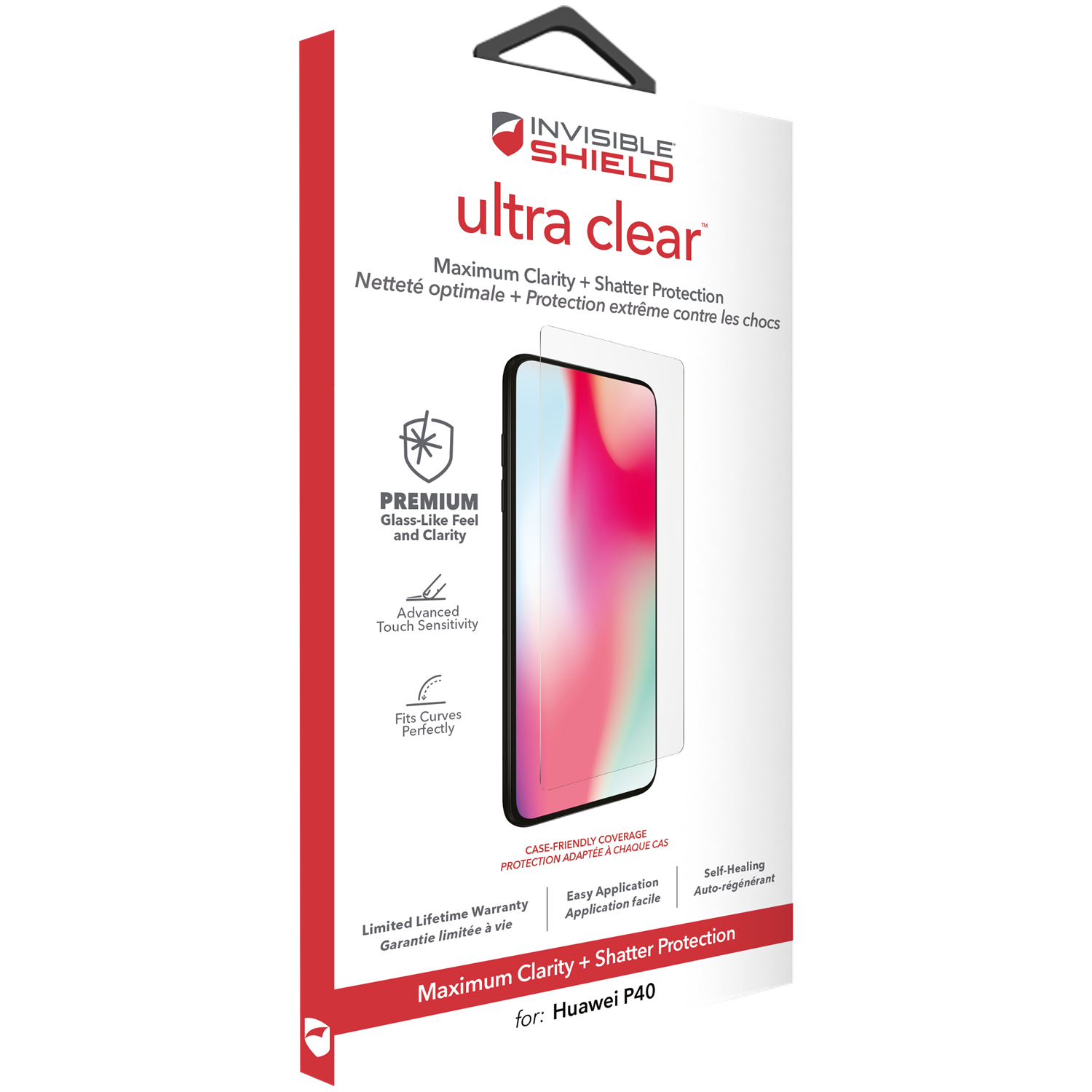 Huawei P40 InvisibleShield Ultra Clear Screen